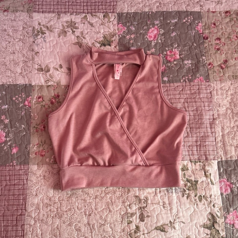 Blush Pink Sleeveless Top
